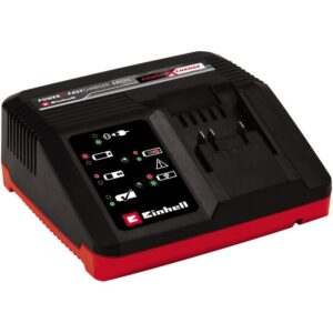 Incarcator acumulatori, Einhell, Power X-Fastcharger, 4 A, Rosu/Negru