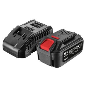 Kit Energy+ baterie 4Ah + incarcator Graphite, 230V/50Hz, Negru