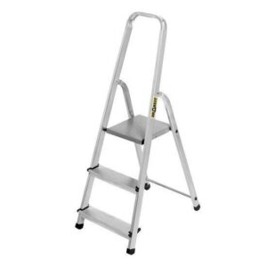 Scara aluminiu, 2 trepte, platforma, max 125 kg, 1.21 m