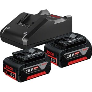 Set 2 acumulatori si incarcator Bosch Professional 1600A019S0, 18 V, 4 Ah, Li-Ion